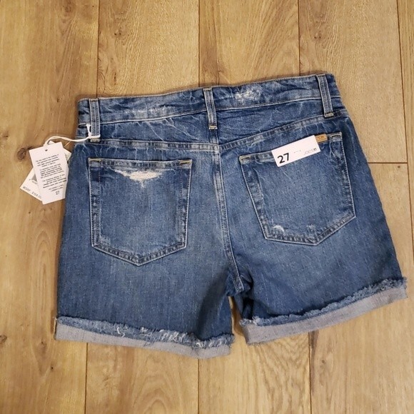 NWT Joe's Blue Chic Feminine Casual Trendy Summer Cute Jean Shorts Size 27 - Picture 4 of 4